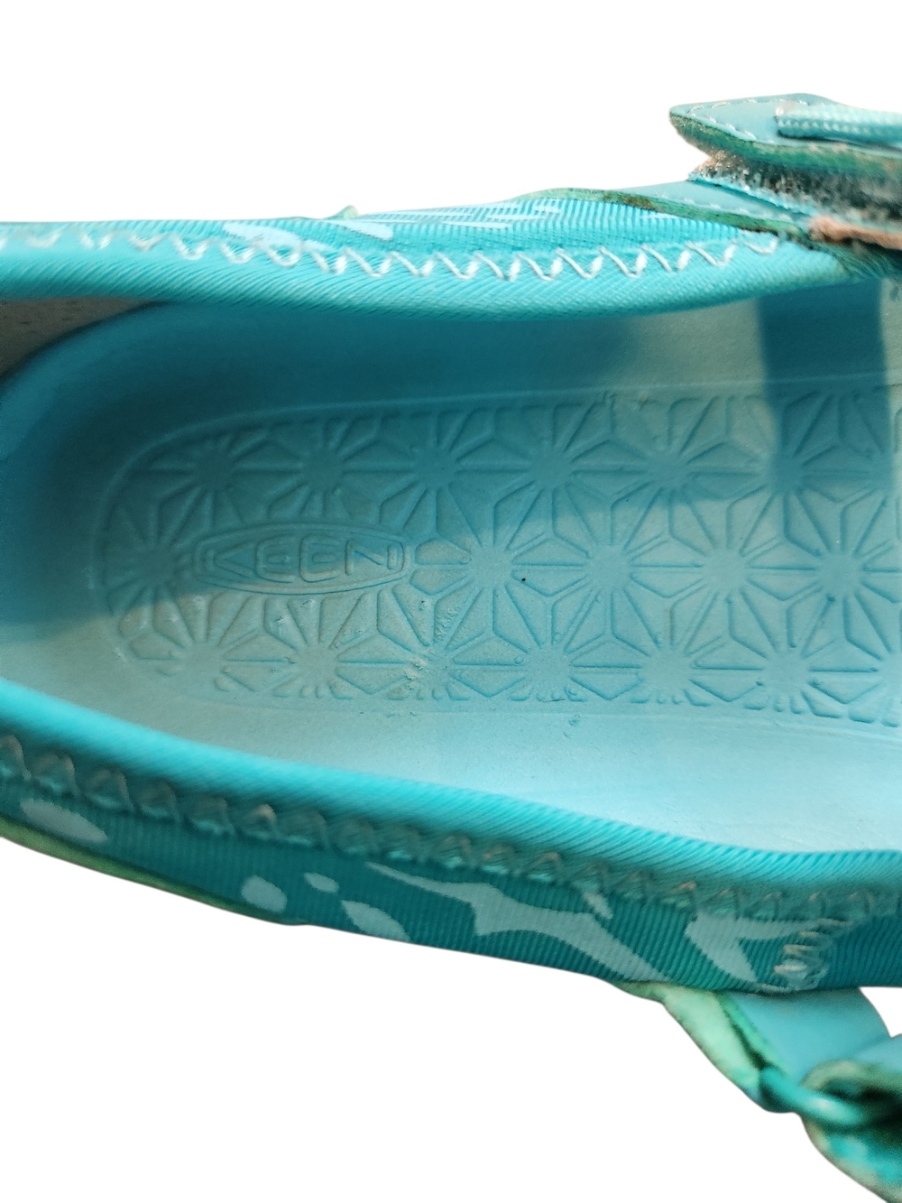 KEEN Moxie Teal Mary Jane Flats Youth Size 5 (Women's Equivalent Size 6.5/7) - Picture 7 of 11